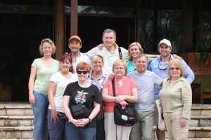 Dr. Fusi and Craig With Friends During Peru Mission Trip